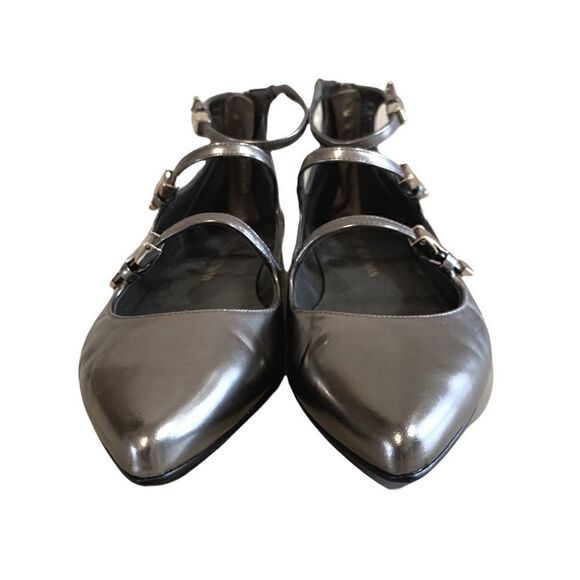 Stuart Weitzman Metallic Flats Size: EU 37.5 - Picture 3 of 12